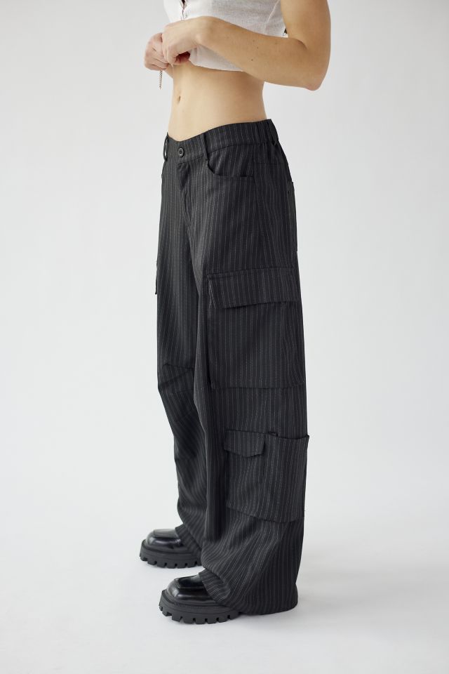 UO Alexandra Printed Wide-Leg Cargo Pant #1