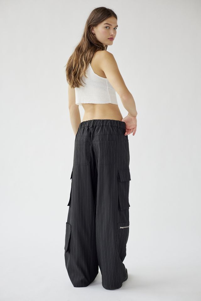 UO Alexandra Printed Wide-Leg Cargo Pant #2