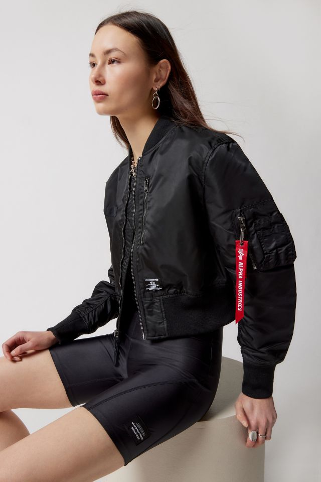 Alpha Industries L-2B Cropped Bomber Jacket