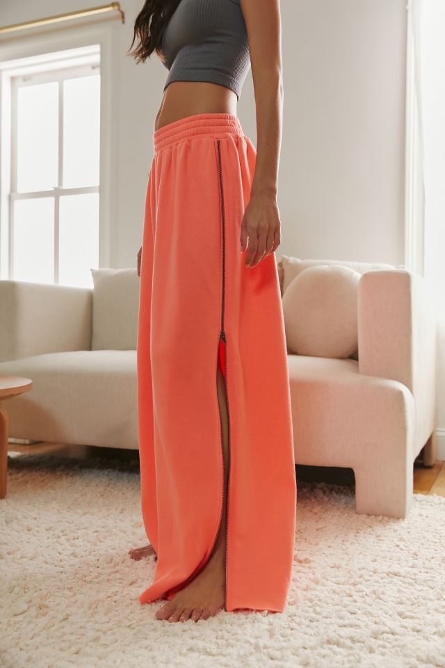 Out From Under Orange Wide Leg Lounge Pants Women Size S Urban