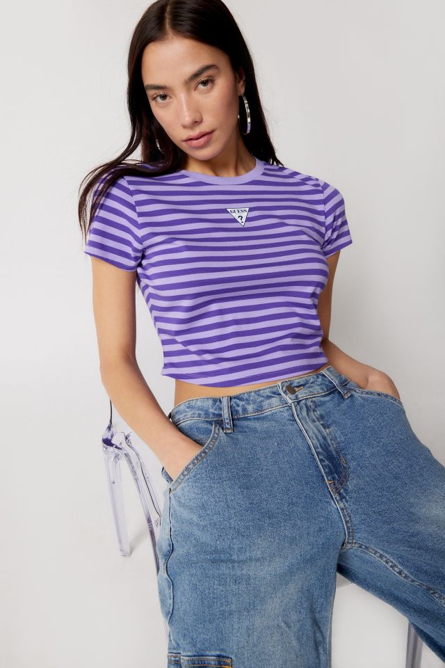 GUESS ORIGINALS Clara Stripe Tee #1