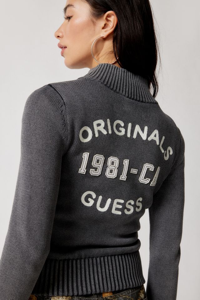 GUESS Originals Knit Zip-Up Sweater