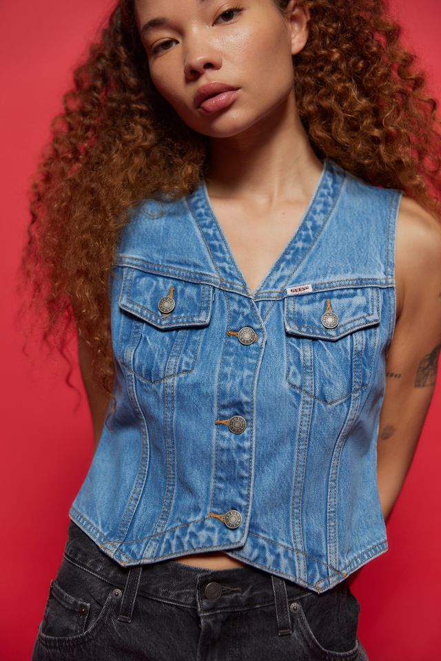 Guess store jeans vest