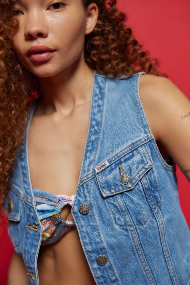 GUESS ORIGINALS Elle Denim Vest #2