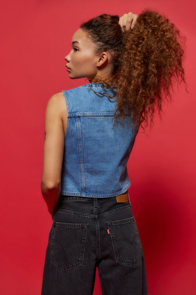 GUESS ORIGINALS Elle Denim Vest #3