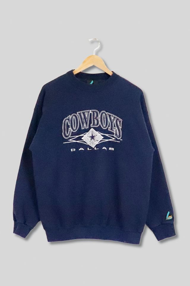 ShopCrystalRags Dallas Cowboys, NFL One of A Kind Vintage Sweatshirt with Crystal Star Design.