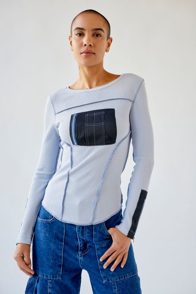 UO Emmerson Thermal Zip Top #3