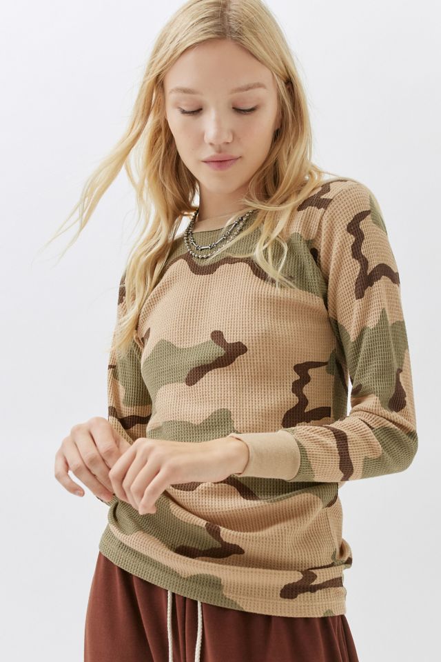 Women's Camo Thermal Top