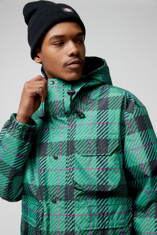 Plaid raincoat discount