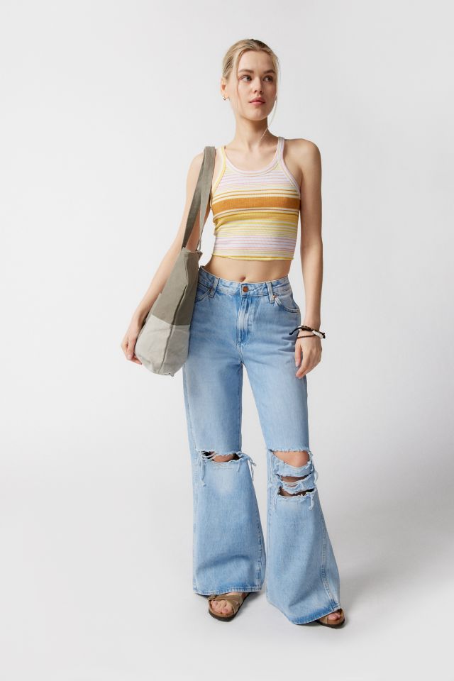 Wrangler Bonnie Loose Flare Jean - Bad Intentions | Urban Outfitters
