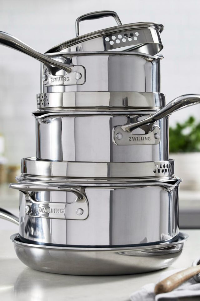 Kirkland Signature 10-piece 5-ply Clad Stainless Steel Cookware