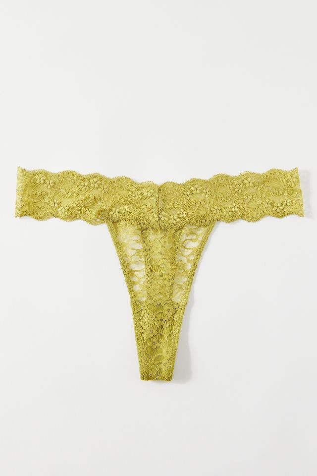 Out From Under Lace Low-Rise Lace Thong | Urban Outfitters