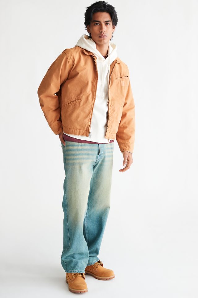 Veste délavée en lin à motif jacquard BDG #1