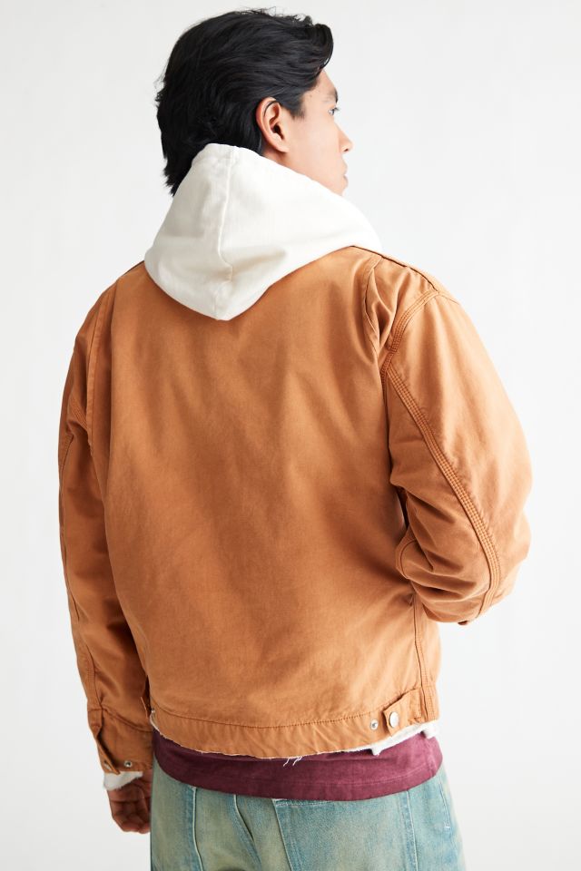 Veste délavée en lin à motif jacquard BDG #2