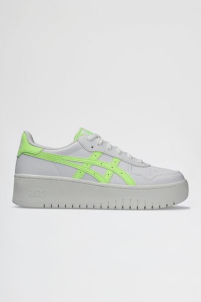 Asics Japan S Pf Sportstyle Sneakers In White/illuminate Green, Women's At Urban Outfitters In White/illuminate Green