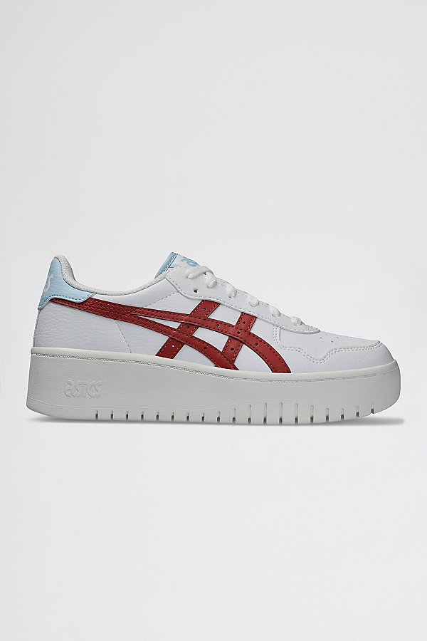 Asics Japan S Pf Sportstyle Sneakers In White/burnt Red, Women's At Urban Outfitters
