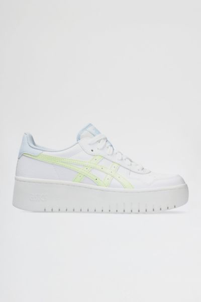 Asics Japan S Pf Platform Sneaker In White/illuminate Yellow