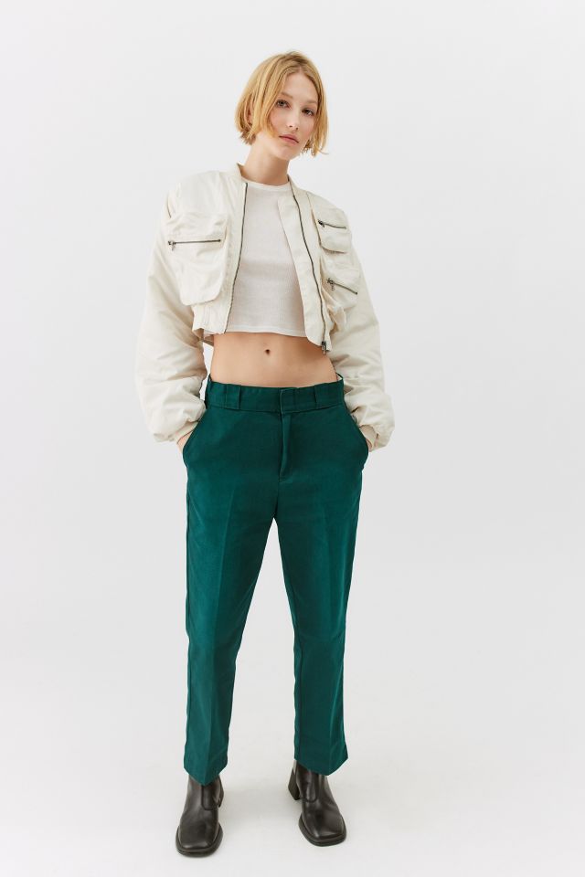 UO Jodie Cropped Bomber Jacket #3