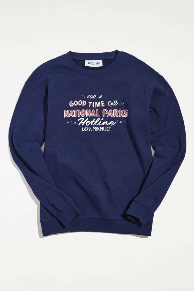 Parks Project UO Exclusive Good Time Call Crew Neck Sweatshirt