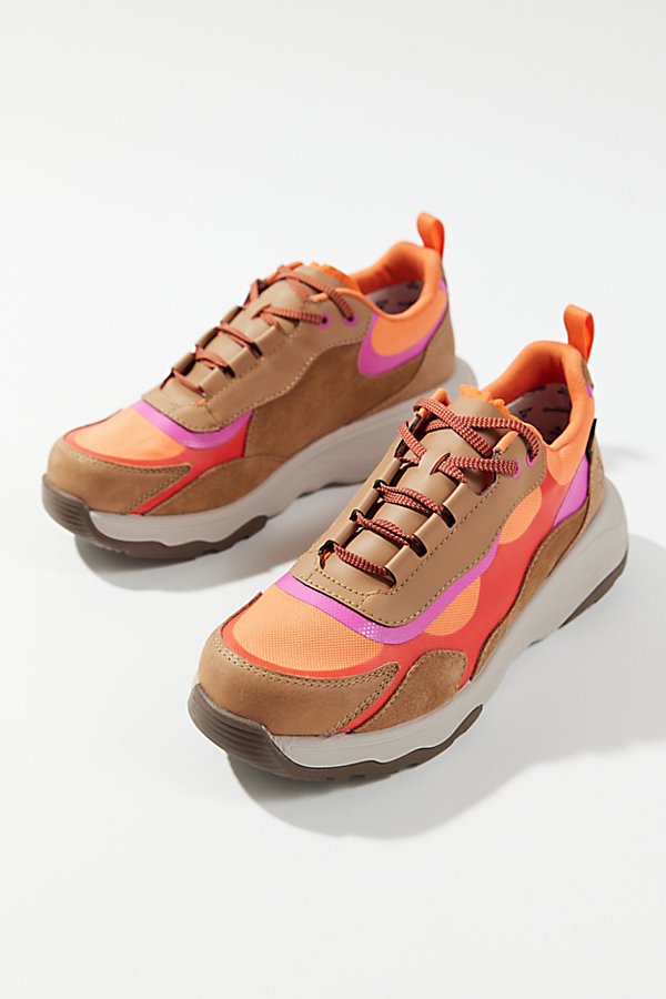 Shop Teva Geotrecca Rp Low Hiking Sneaker In Honey Brown/coral Rose, Women's At Urban Outfitters