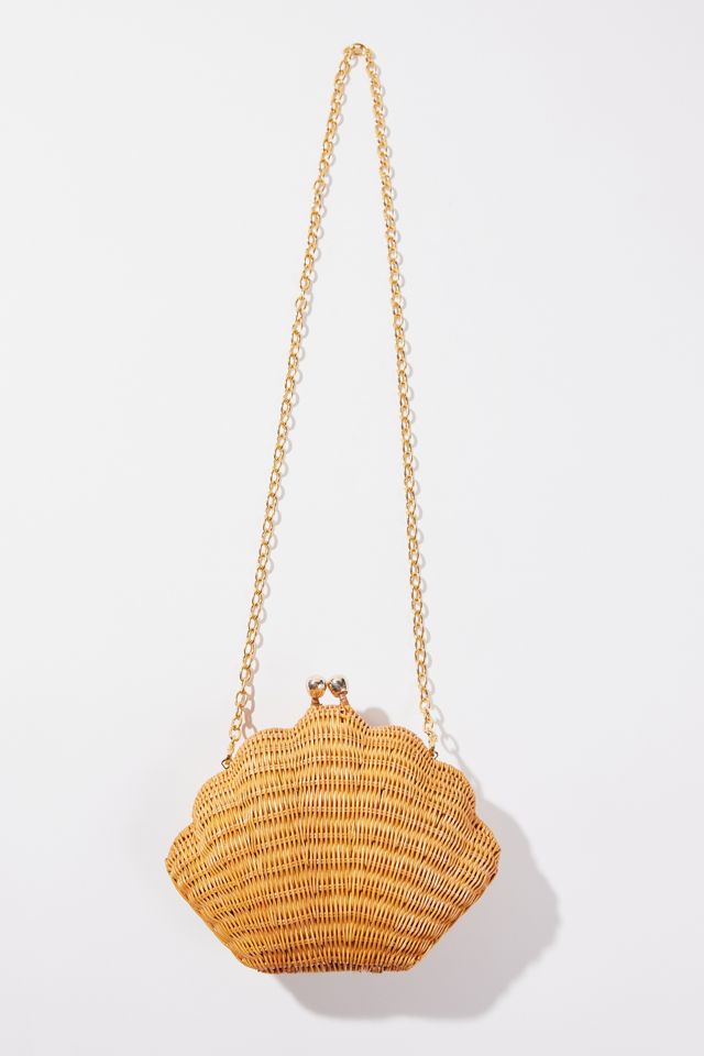 Serpui Bela Shell Wicker Bag #1