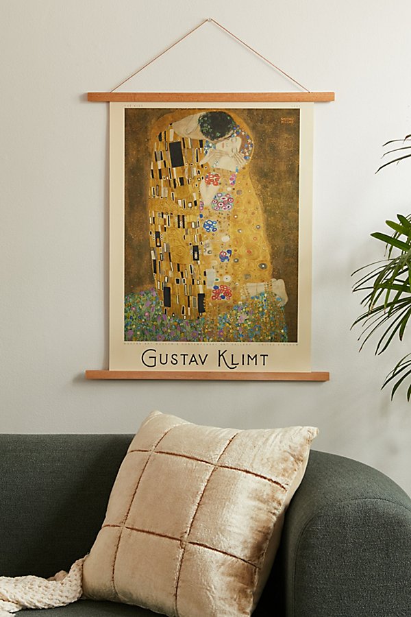 Pstr Studio Gustav Klimt The Kiss Art Print At Urban Outfitters