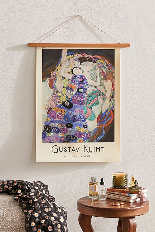 Pstr Studio Gustav Klimt Das Madchen Art Print At Urban Outfitters