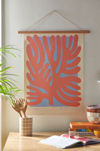 PSTR Studio Madelen Coral Art Imprimé sans Cadre