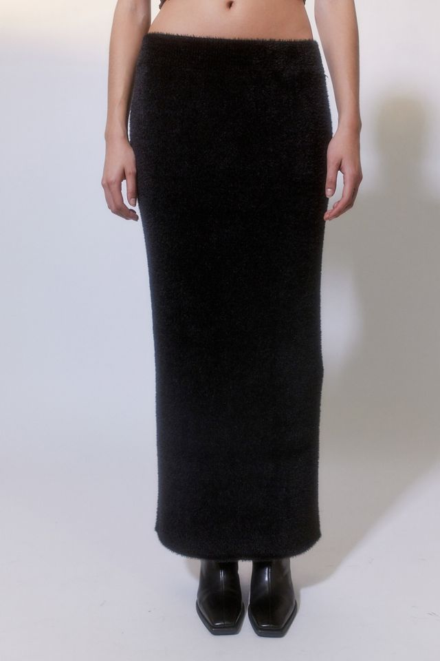 UO Lulu Fuzzy Tube Skirt #1