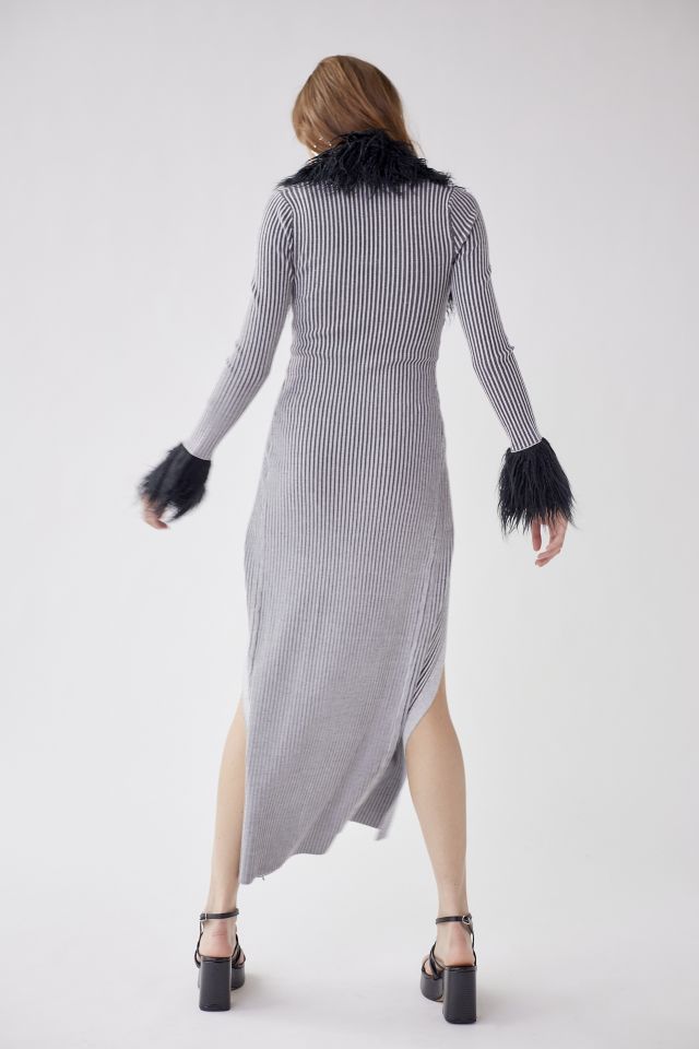 Cardigan Long UO Janis Garniture Fausse Fourrure #2