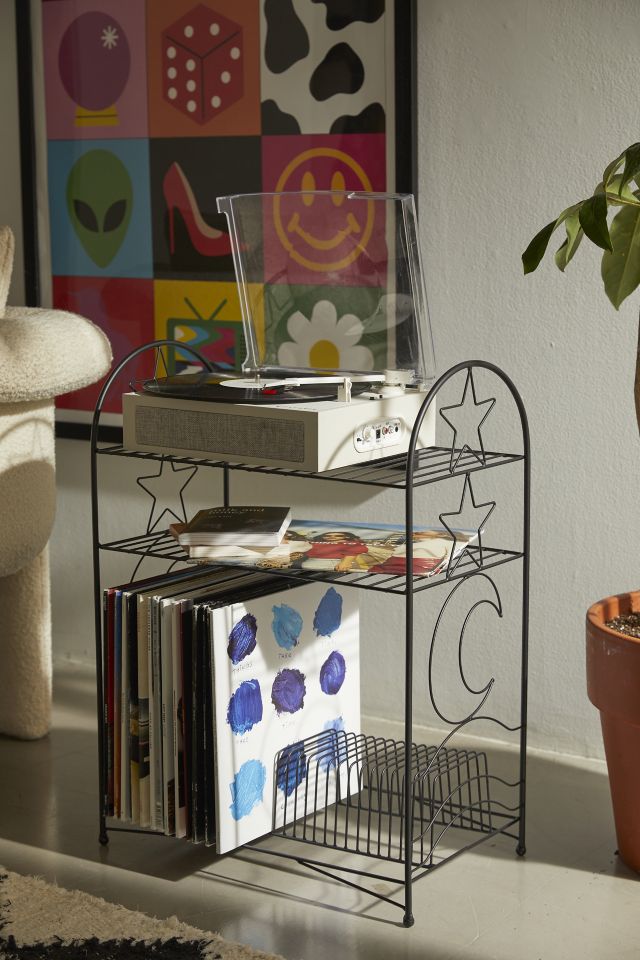 Overflod Konklusion Datum Celestial Vinyl Record Storage Shelf | Urban Outfitters