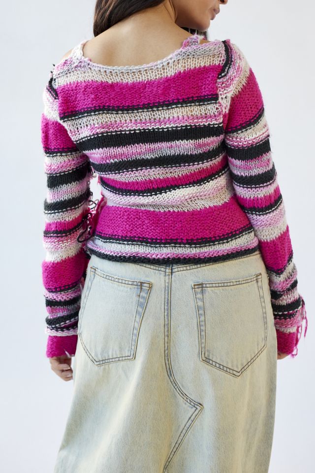 UO Beatrix Layered Distressed Sweater #2