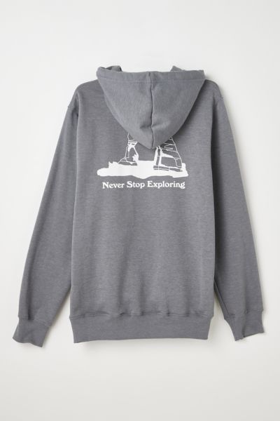 The North Face Places We Love Hoodie Sweatshirt In Grey