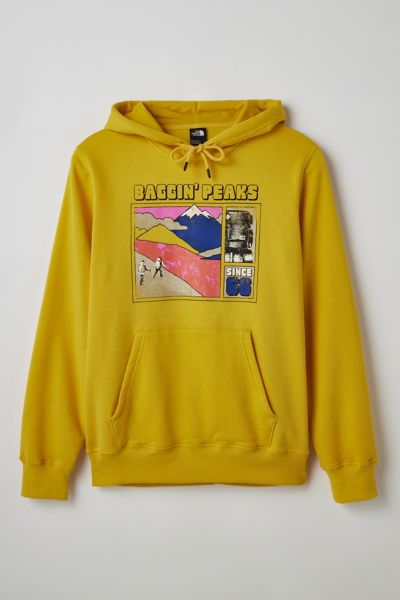 The North Face Places We Love Hoodie Sweatshirt In Gold