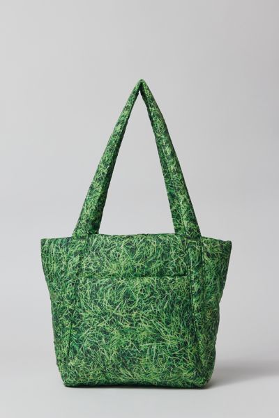 Baggu Puffy Mini Tote Bag In Grass