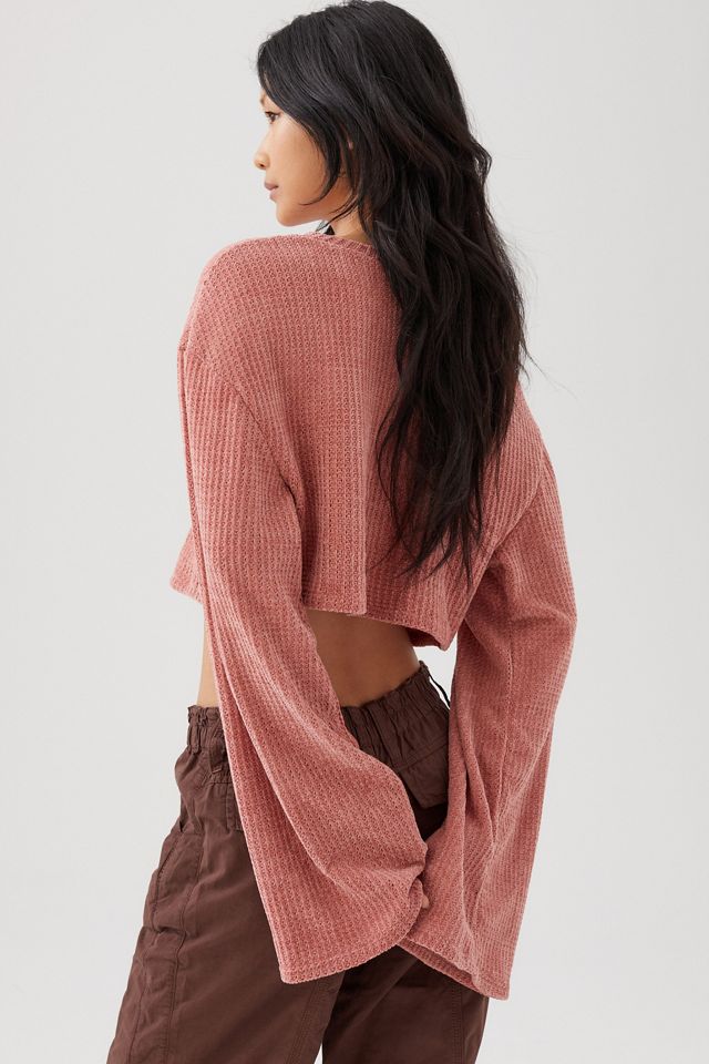 Urban Renewal Remnants Cozy Drippy Sleeve Crew Neck Sweater #1