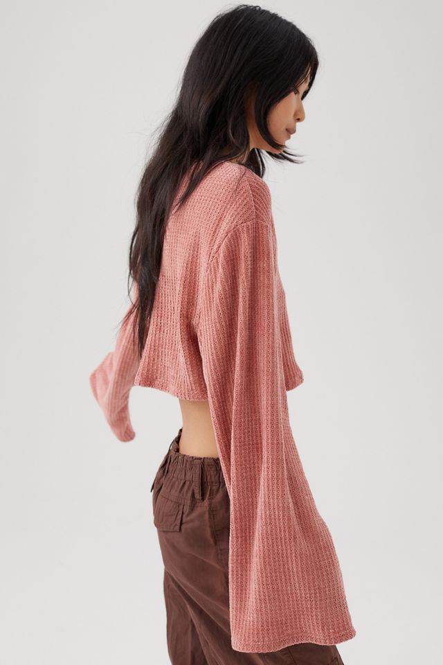 Urban Renewal Remnants Cozy Drippy Sleeve Crew Neck Sweater #2