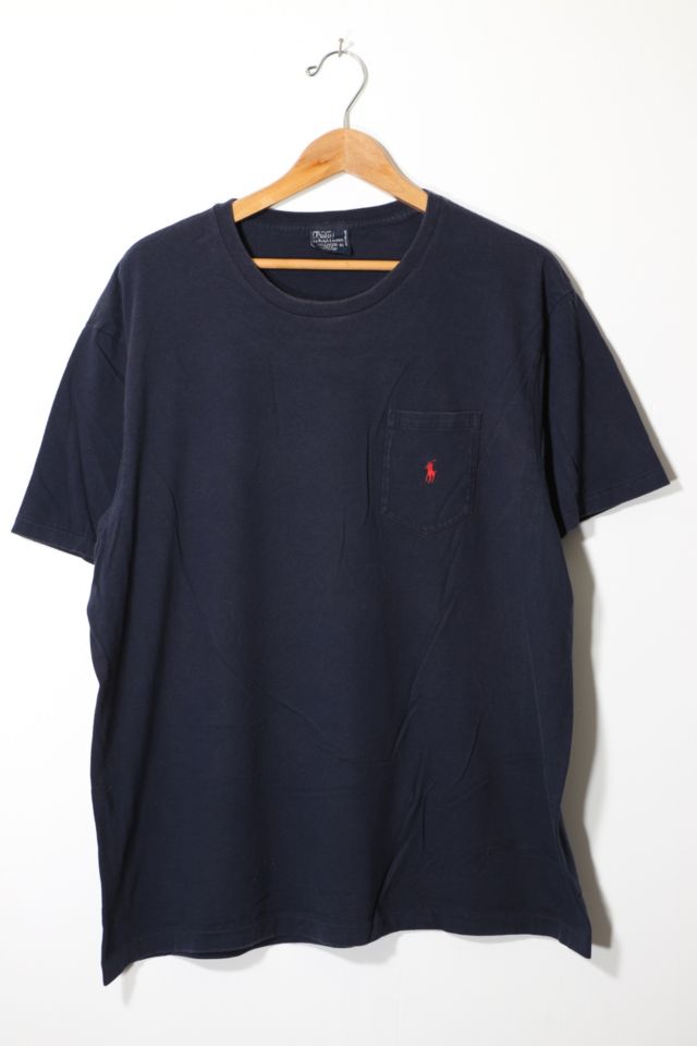 Vintage Polo Ralph Lauren Pocketed Crewneck T-shirt | Urban Outfitters