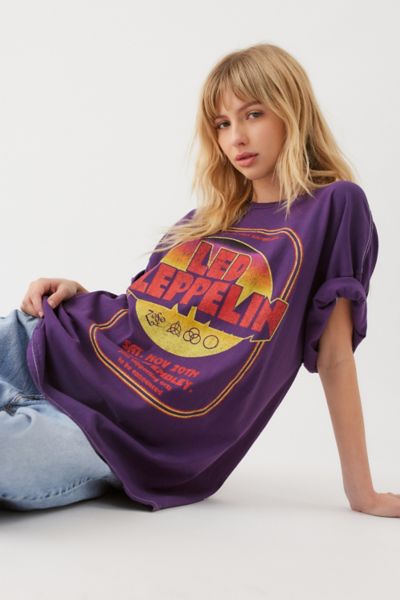 Led zeppelin t shirt women hotsell