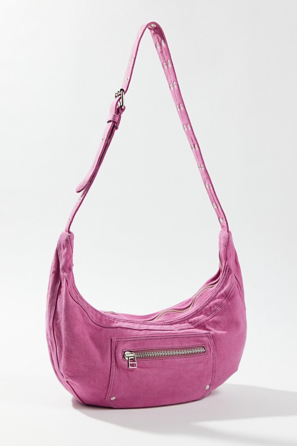 Urban Outfitters Darci Denim Shoulder Bag In Purple