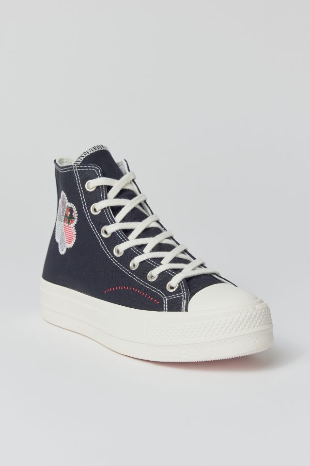 Converse Chuck Taylor All Star Crafted Patchwork Platform Sneaker #1