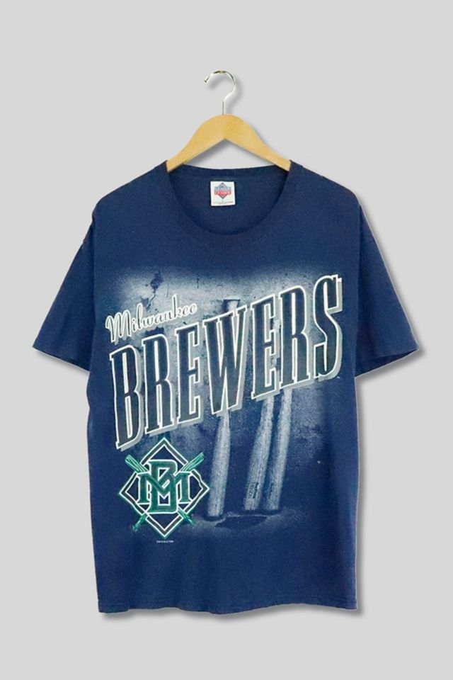 Milwaukee brewers retro clearance t shirt