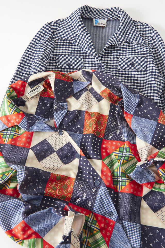 Blouse Imprimée Vintage des Années '70 Urban Renewal #1