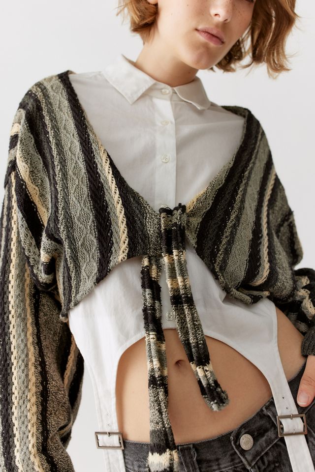 Urban Outfitters Cardigan Donna Amara – Tie Dye Blue, Taglia M, Nuovo Con Etichette
