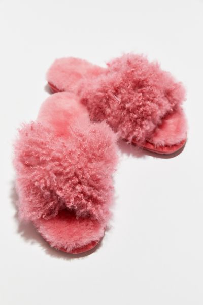 EMU AUSTRALIA MAYBERRY CURLY SHEEPSKIN SLIPPER
