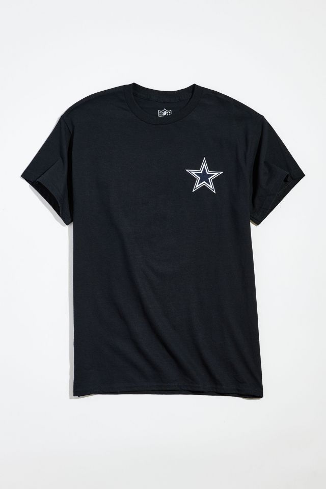 Dallas Cowboys Black Hearten Arch Short Sleeve T Shirt, Black, 100% Cotton, Size M, Rally House