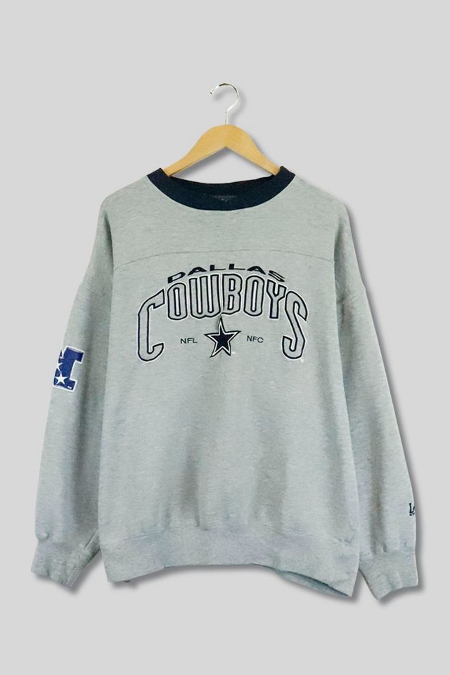 Vintage Champion Dallas Cowboys Sweatshirt crewneck XL Gray Distressed  READ.