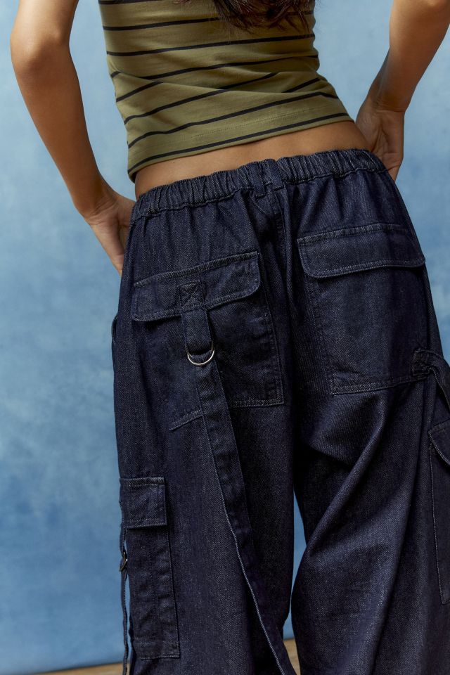 BDG Urban Outfitters Denim Strappy Womens Cargo Pants