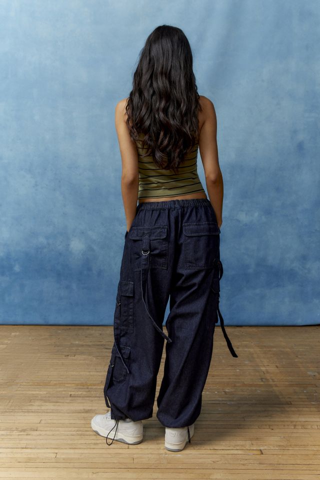 BDG Urban Outfitters Baggy Cargo Womens Pants - OLIVE