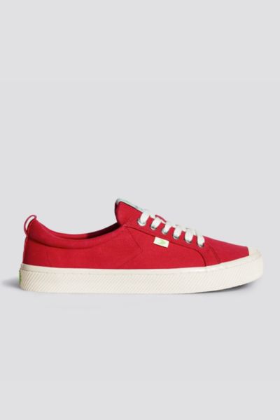 Shop Cariuma Oca Low Canvas Sneaker In Red, Women's At Urban Outfitters